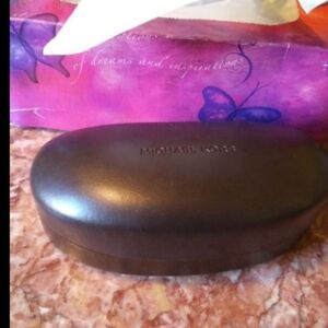 Michael Kors Brown/Black Glasses Case